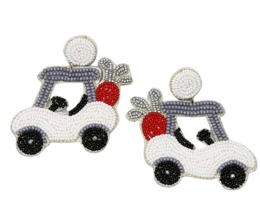 Golf Cart Earrings