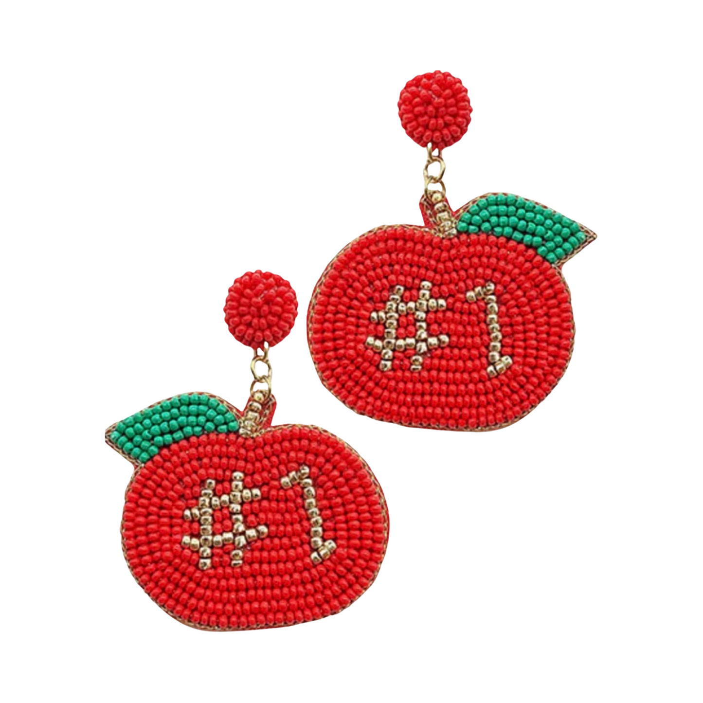 Teacher’s Apple Earrings