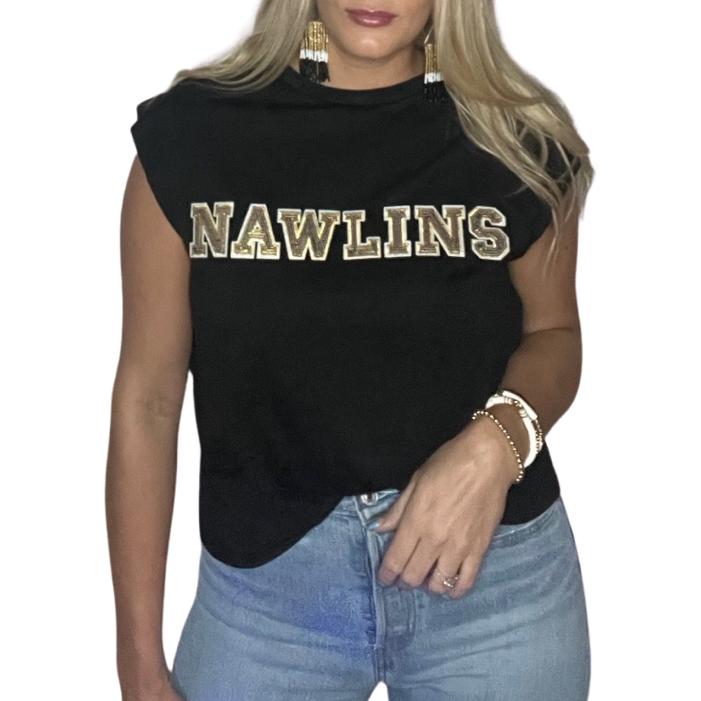 Nawlins Sequins Tee