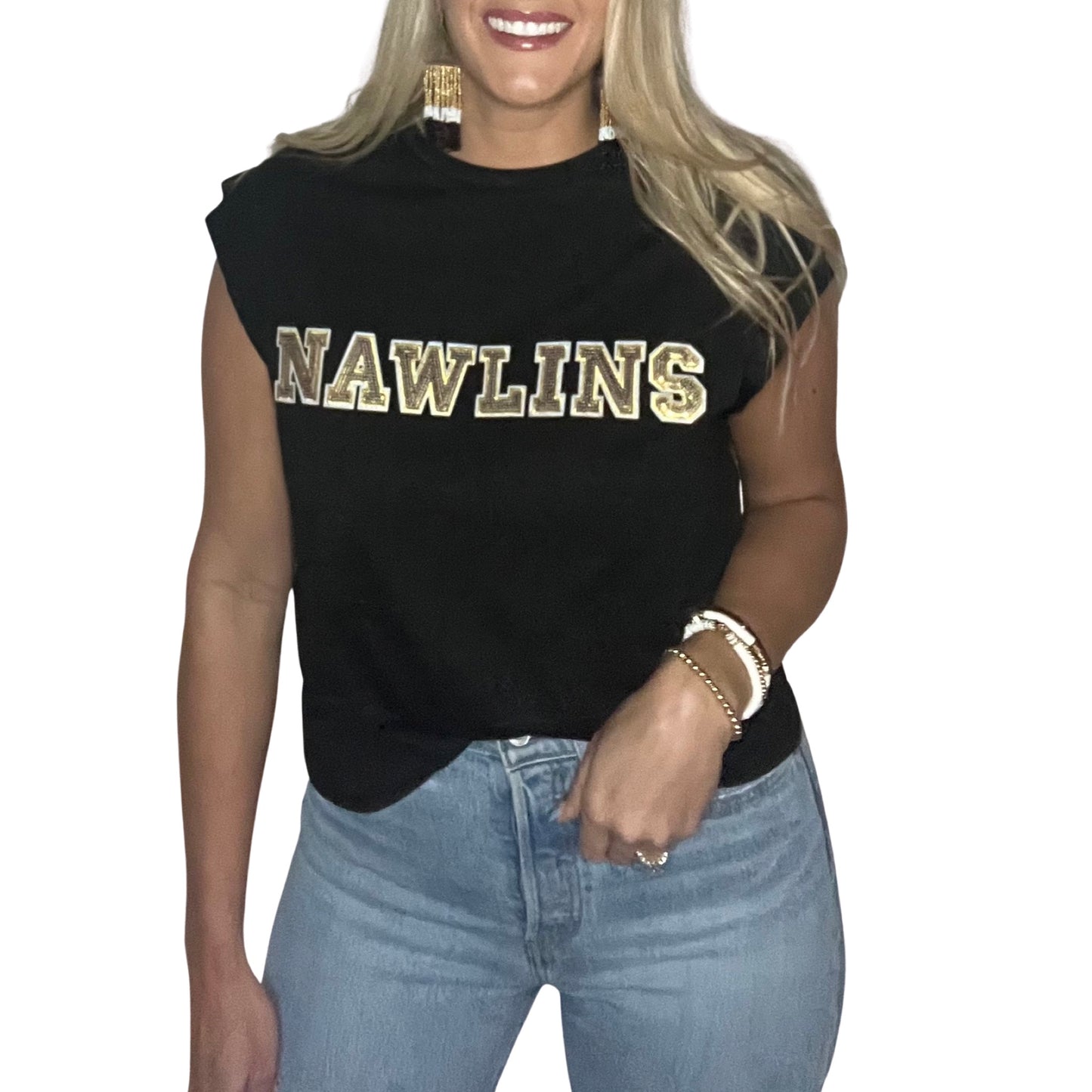 Nawlins Sequins Tee