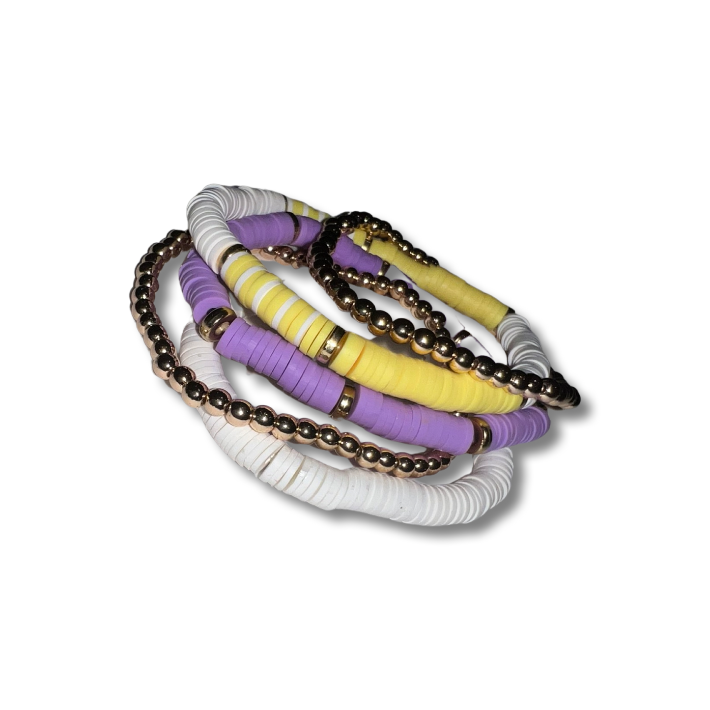 Geaux Tigs Bracelet Stack