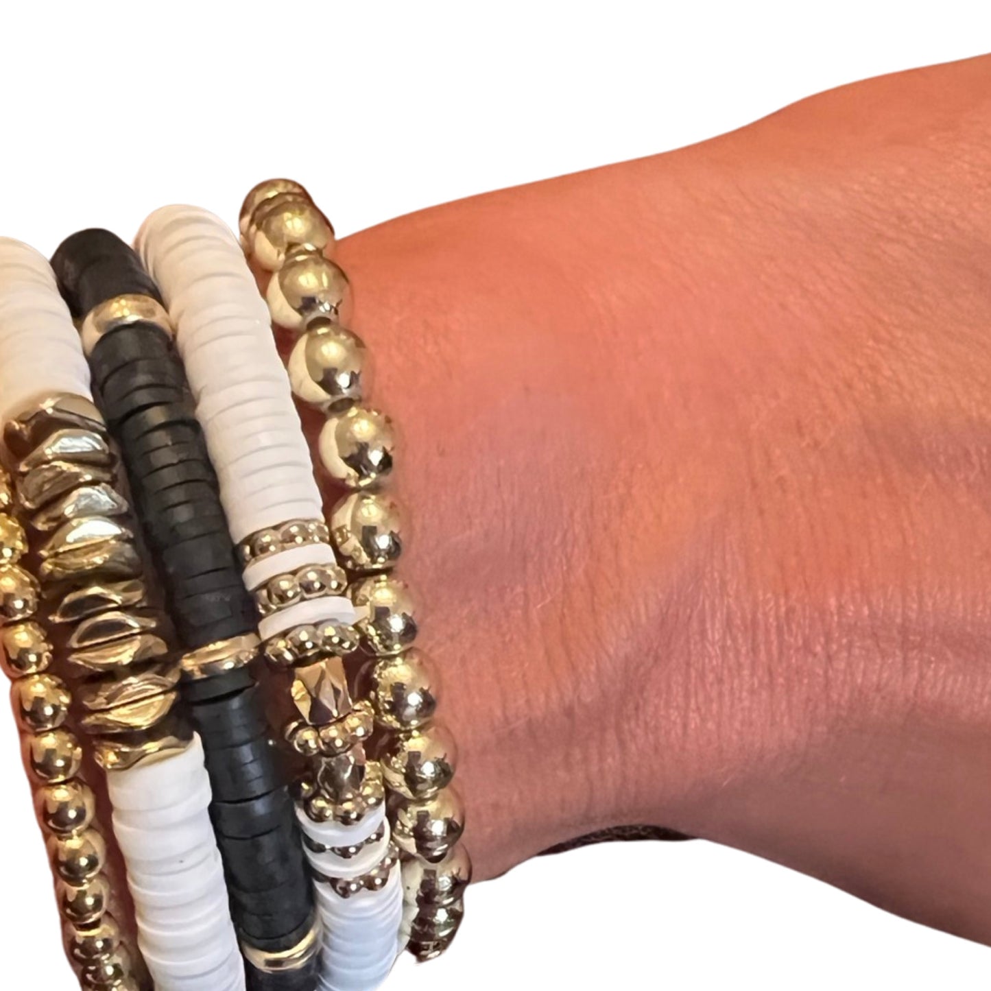 Saints Sunday Funday Bracelet Stack