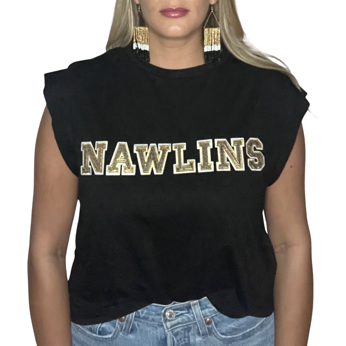 Nawlins Sequins Tee