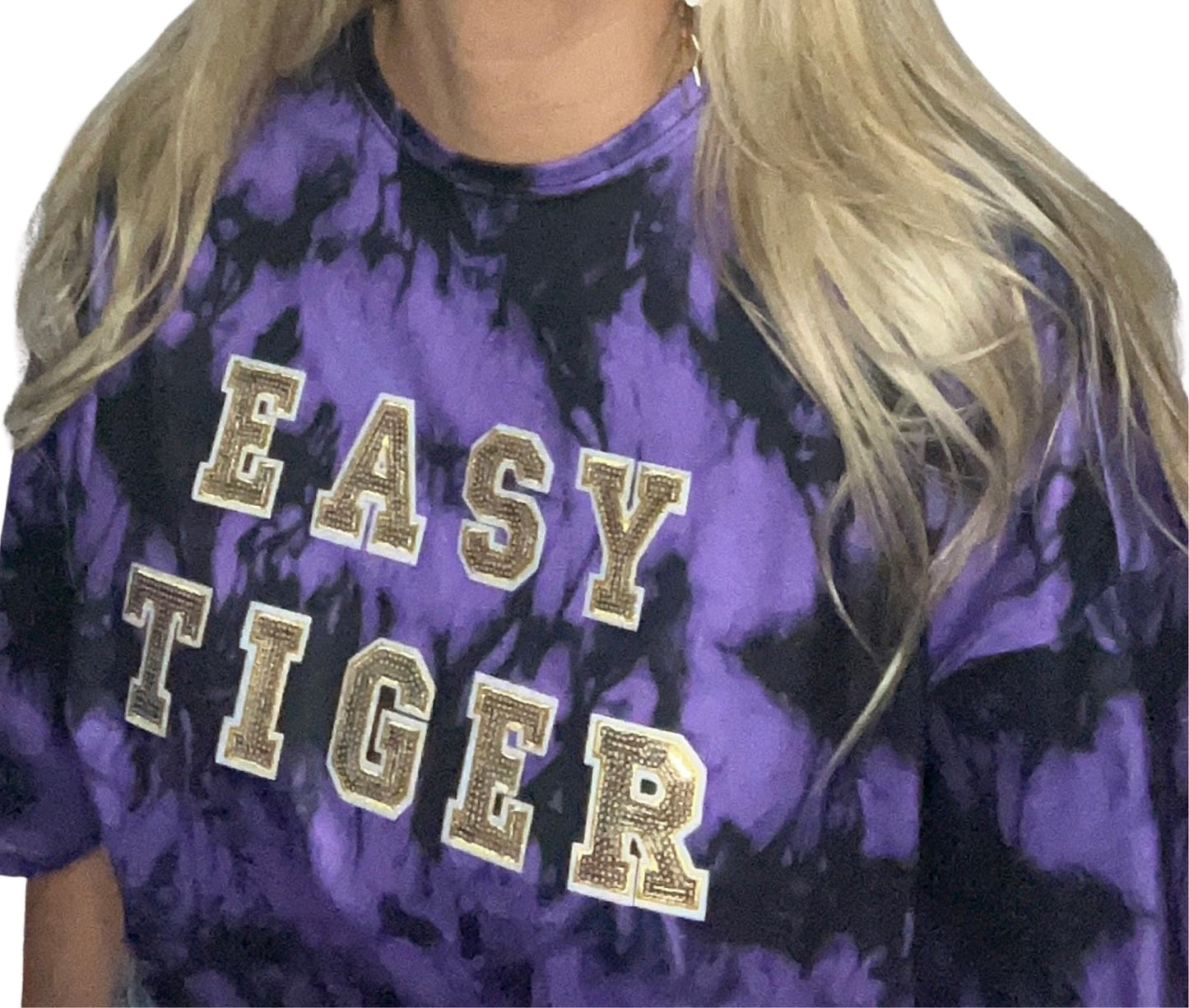 Easy Tiger Sequins Tie-Dye Tee