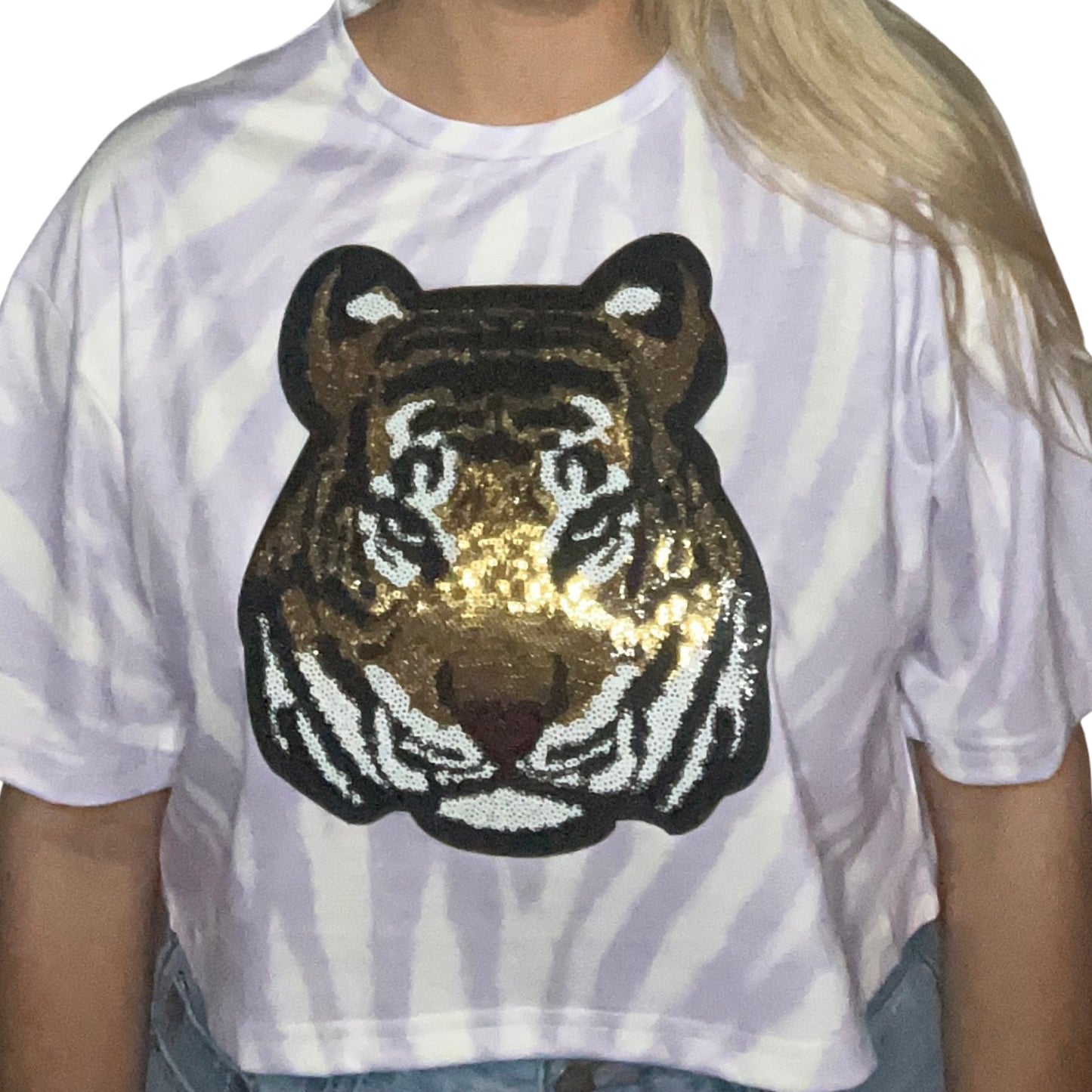 Tiger Sequins Top