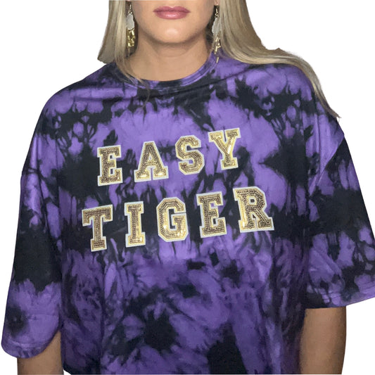 Easy Tiger Sequins Tie-Dye Tee